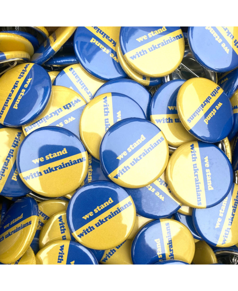 Badge we stand with urkrainians
