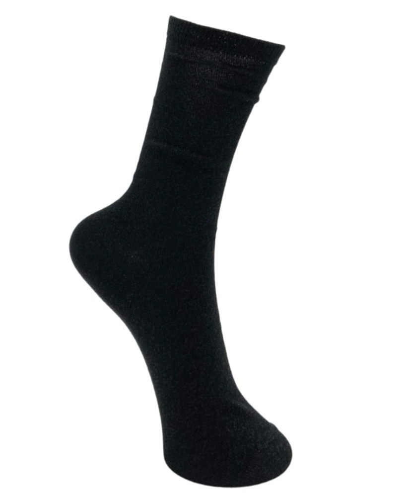 Chaussettes lurex noir