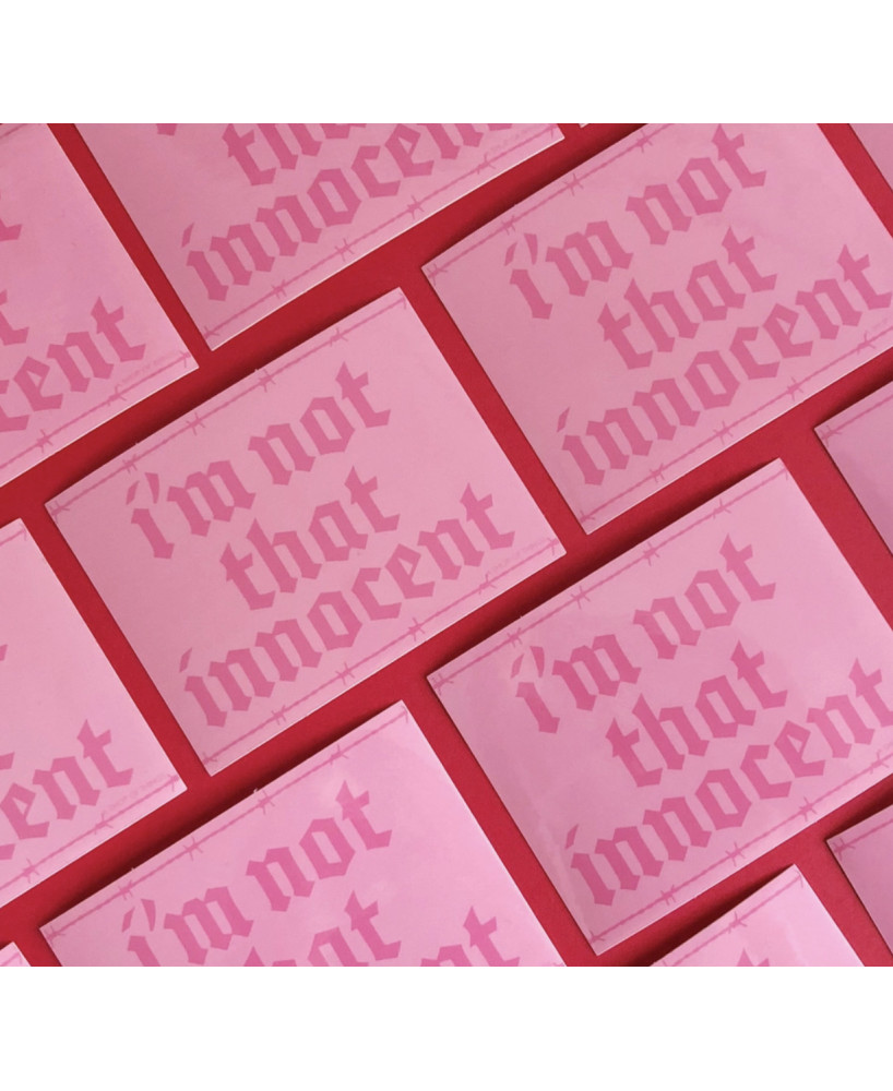 Sticker I'm not that innocent