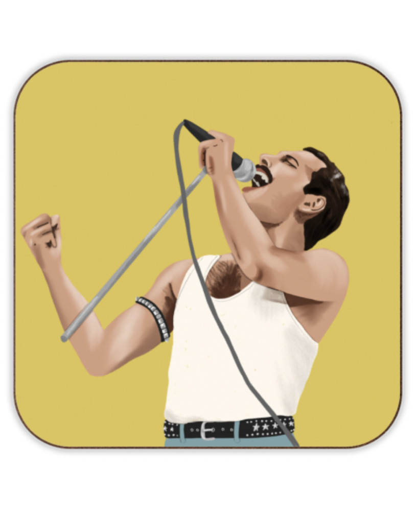 Sous-verre Freddie Mercury micro