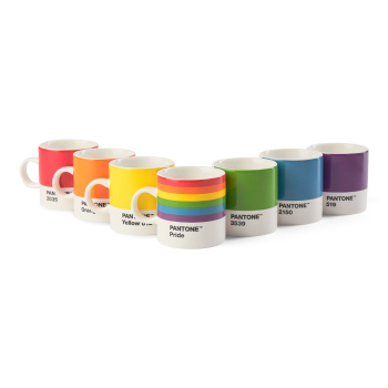 Set Pantone expresso cups Pride