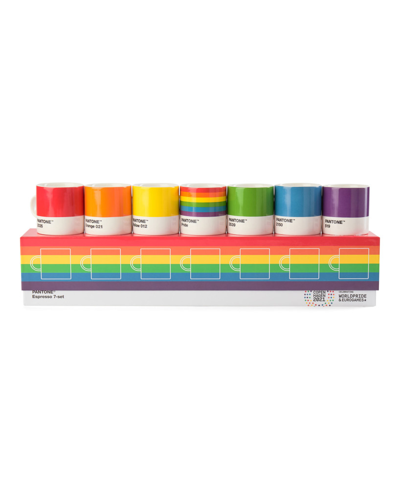 Set Pantone expresso cups Pride