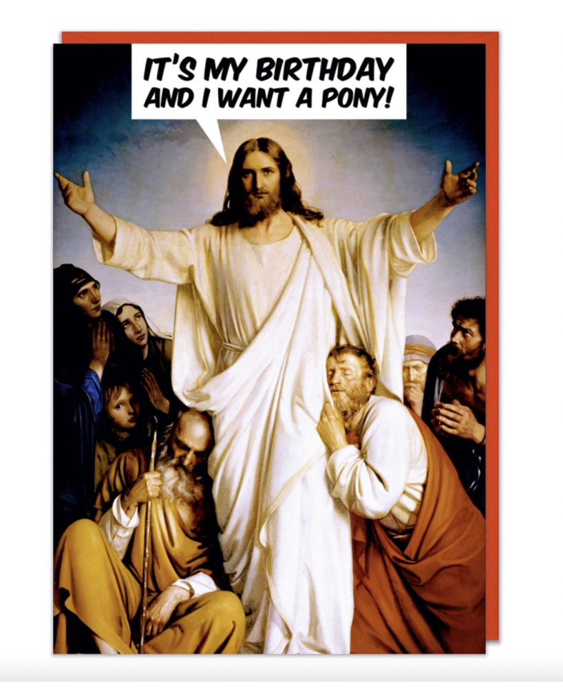 Carte It's my birthday and I want a pony