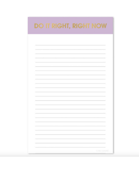 Bloc-notes Do it right