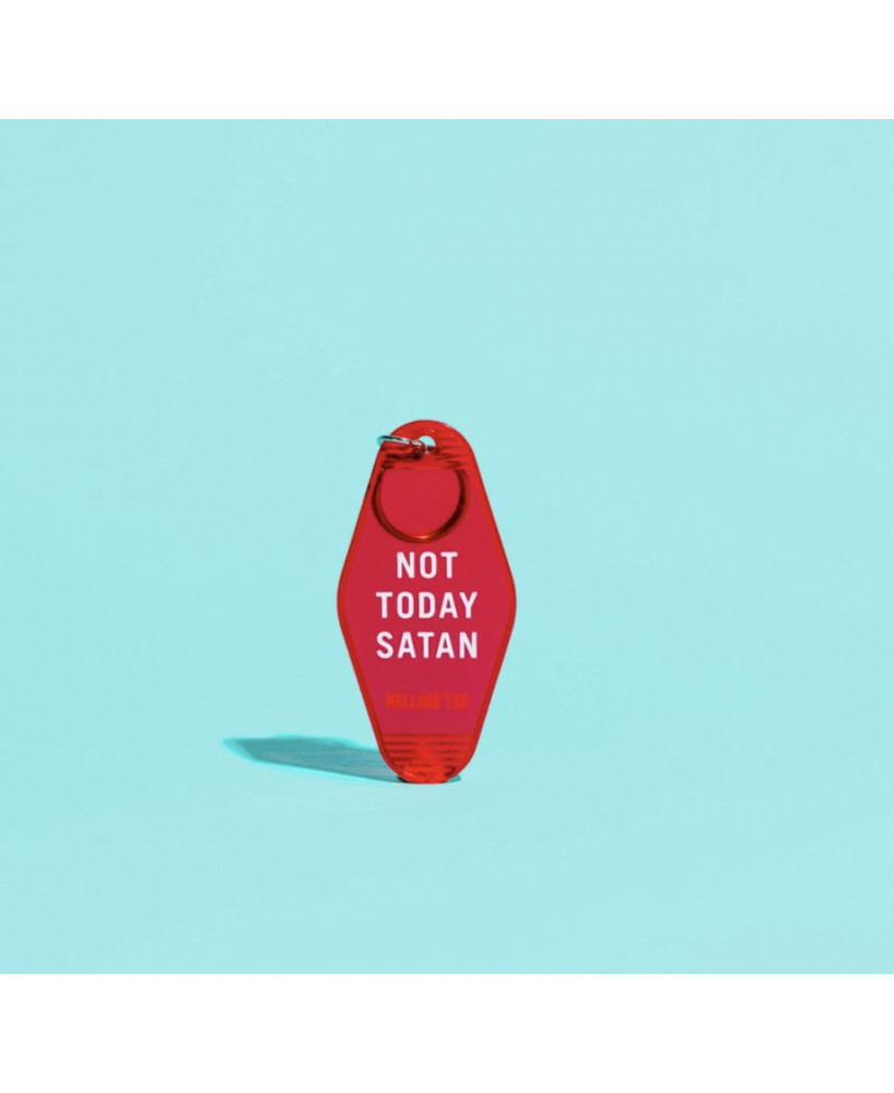 Porte-clés Not today Satan