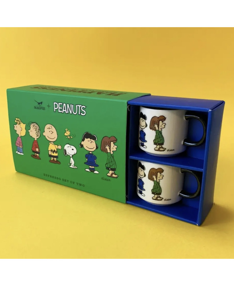 Set tasses expresso Snoopy and friends