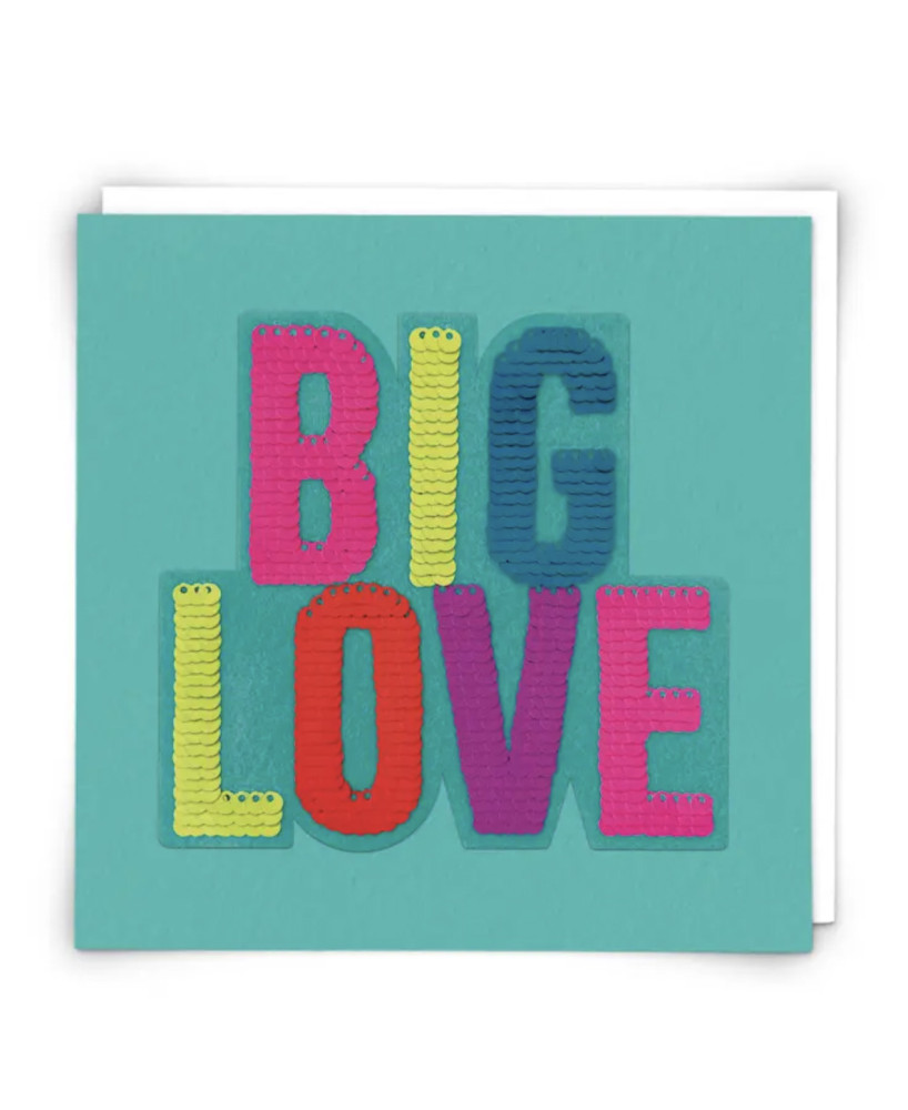 Carte sequins Big Love