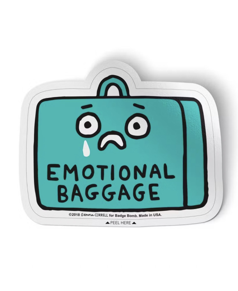Sticker Emotional baggage