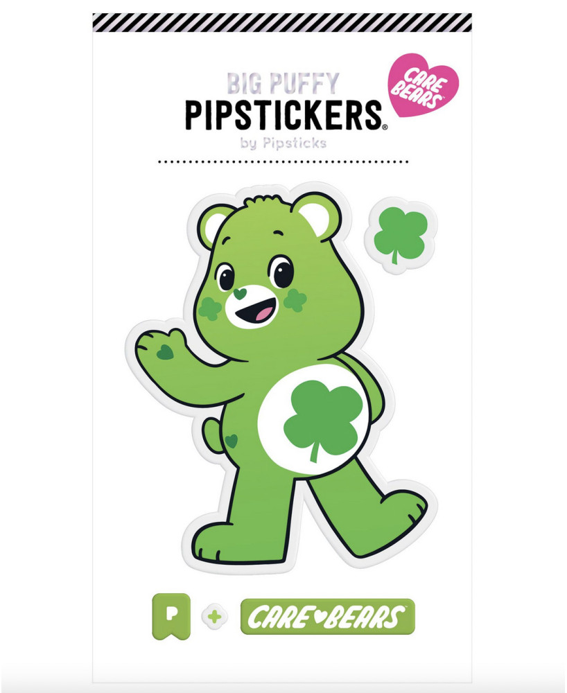 Sticker Puffy Bisounours vert