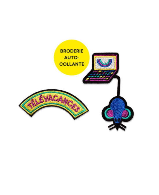 Ecussons autocollants Télévacances Macon & Lesquoy