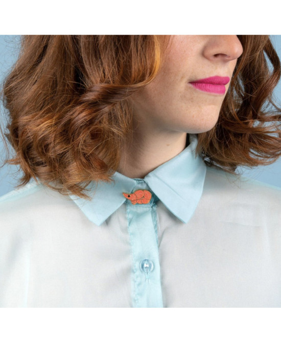 Pins Coucou Suzette Crevette