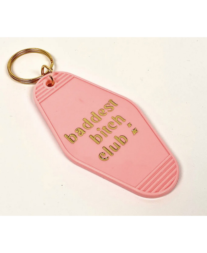Porte-clés Baddest bitch club