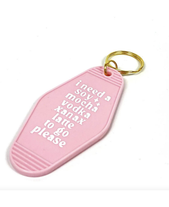 Porte-clés I need a soy mocha