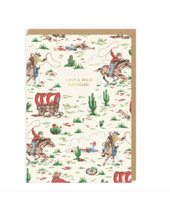 Carte Anniversaire Cowboys