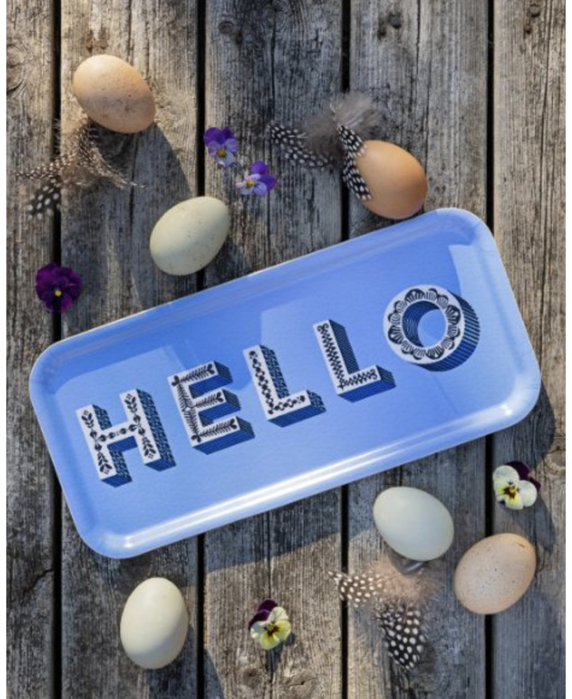 Plateau rectangulaire Hello