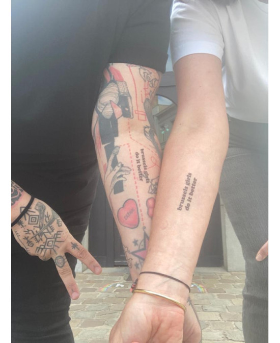Tatouage Brussels girls do it better