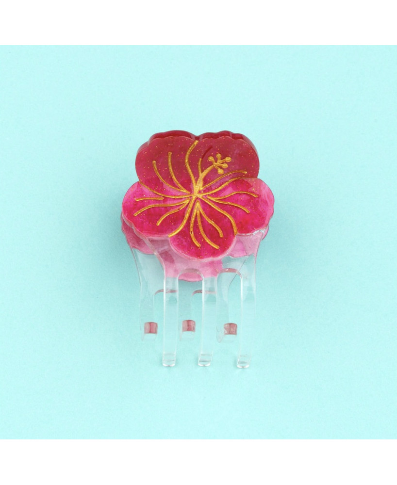 Mini pince à cheveux Hibiscus Coucou Suzette