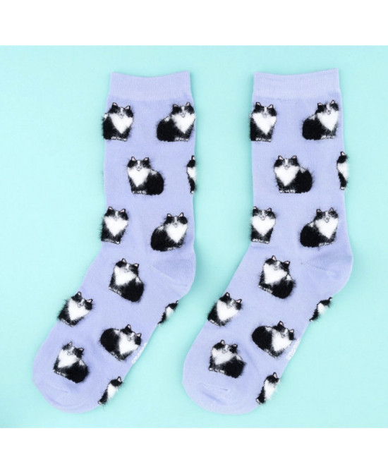 Chaussettes Coucou Suzette Chats noirs et blancs