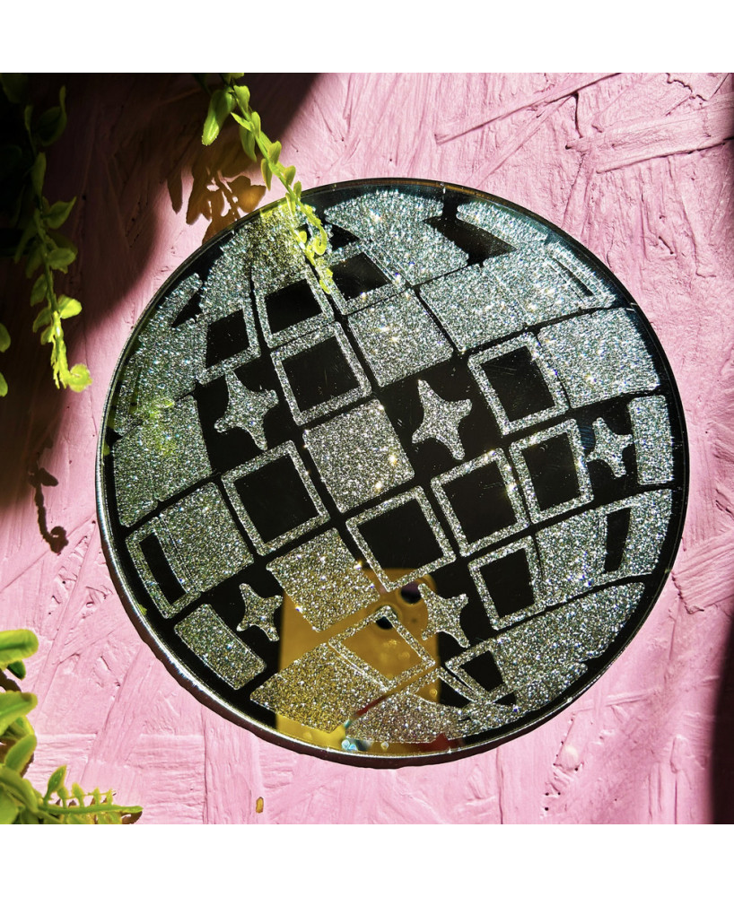 Miroir boule disco