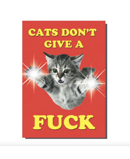 Carte Cat's don't give a fuck