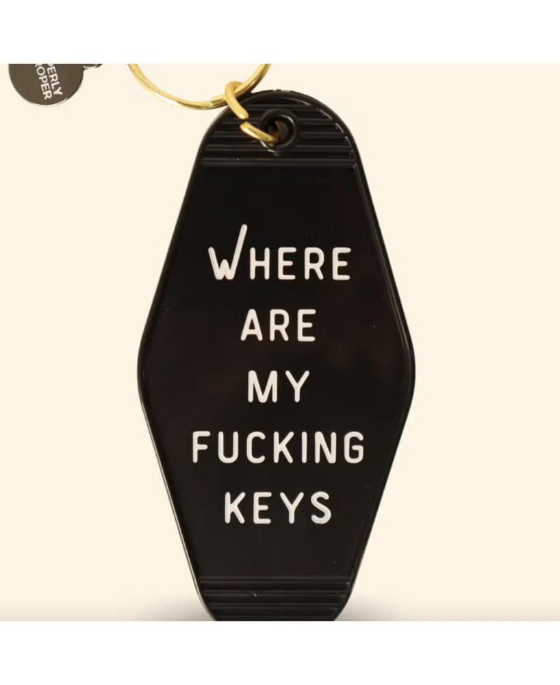 Porte-clés Where are my fucking keys