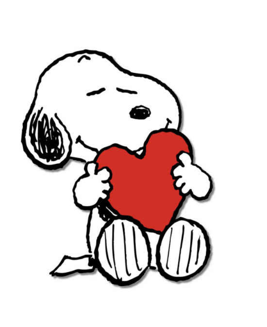 Pins Snoopy coeur