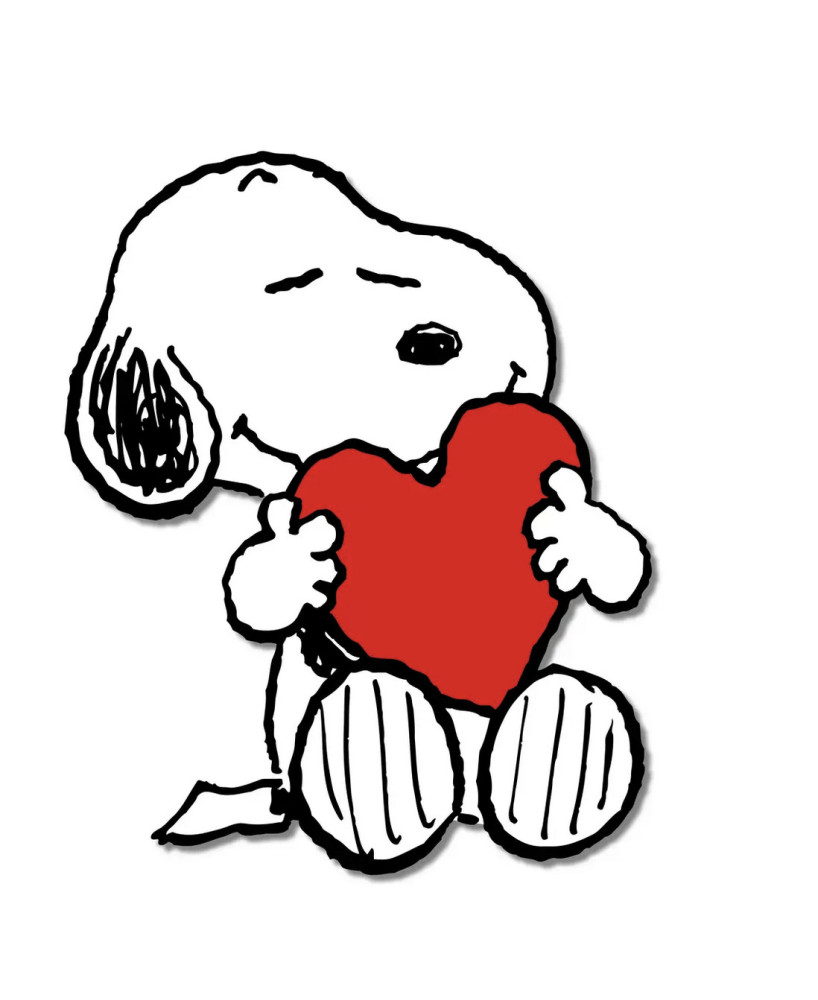 Pins Snoopy coeur