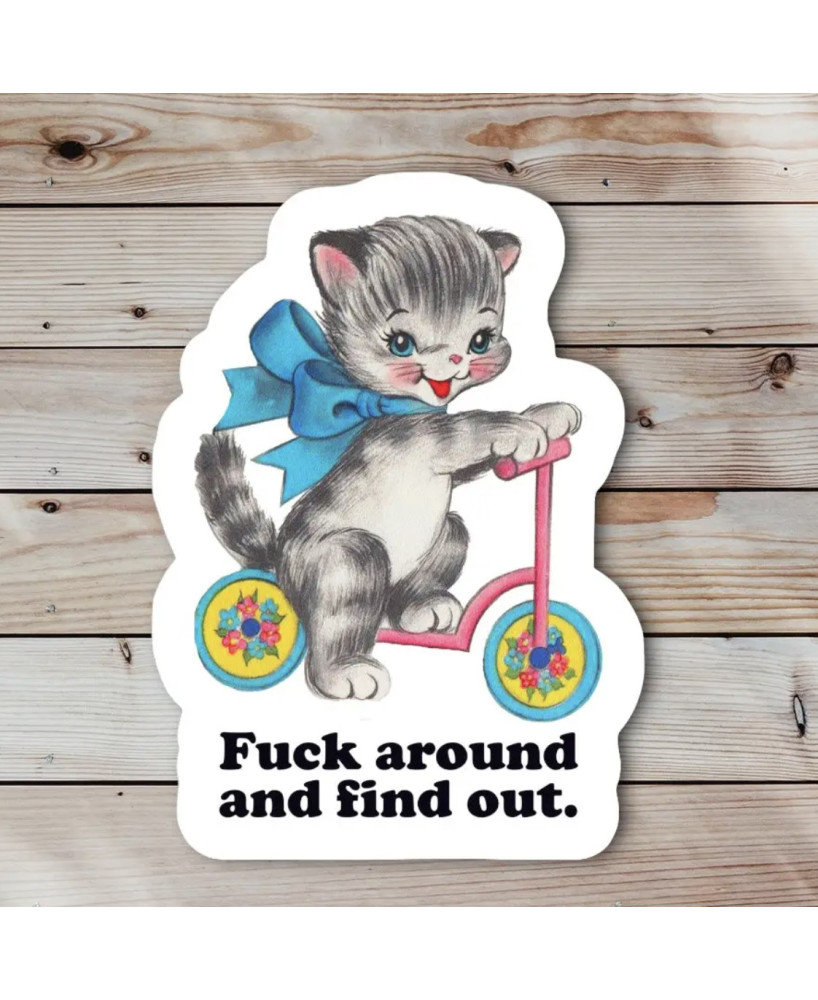 Sticker Fuck around and find out