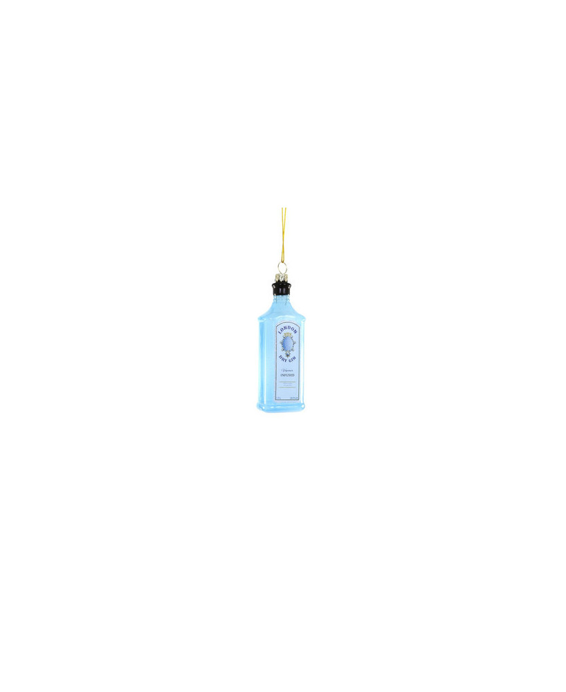 Boule de Noël de bouteille de Gin