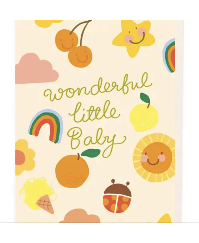 Carte Wonderful little baby