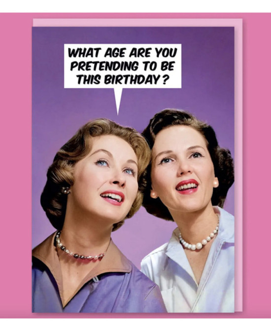 Carte What age are you pretending to be