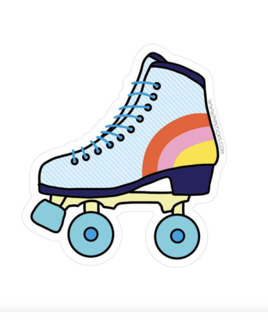 Sticker Rollerskaters