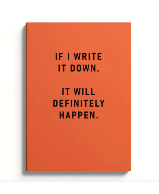 Carnet If I write it down