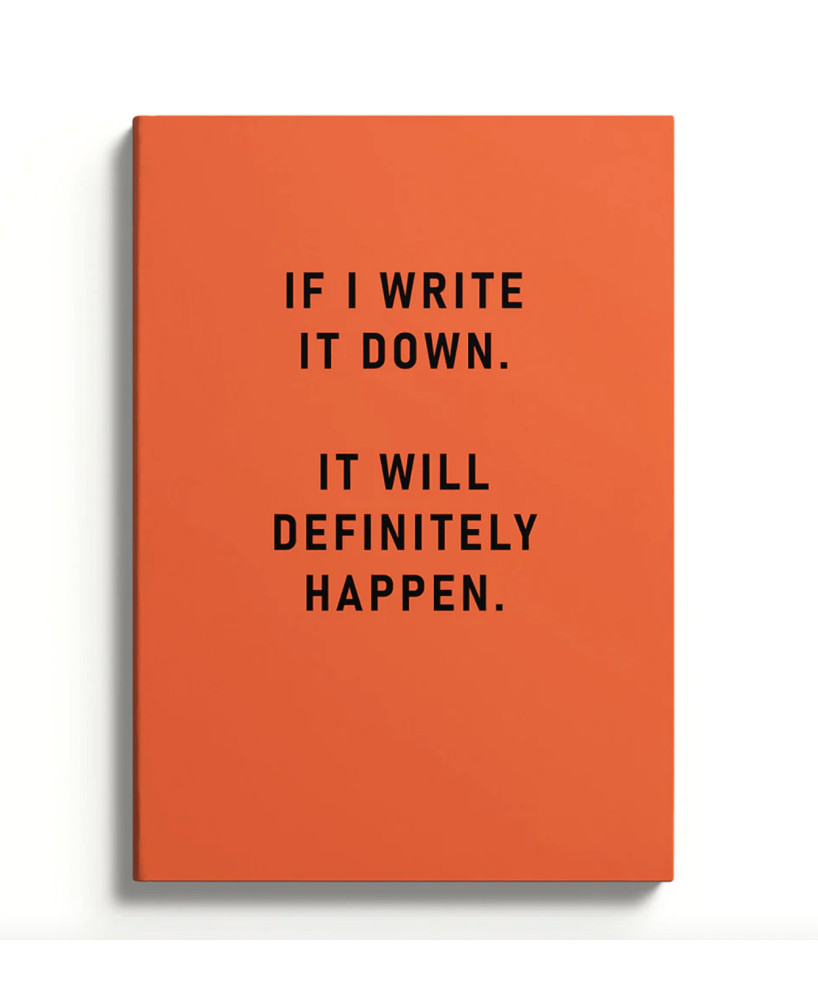 Carnet If I write it down