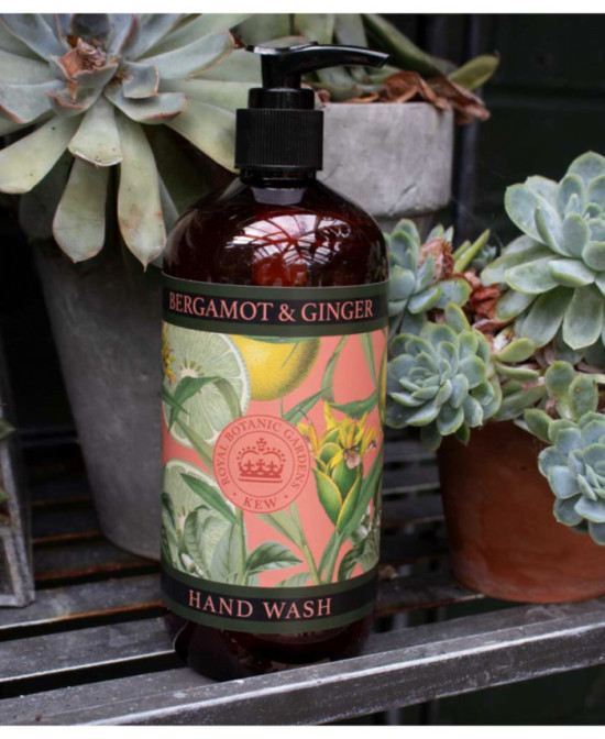 Savon liquide Kew Garden Bergamote et gingembre