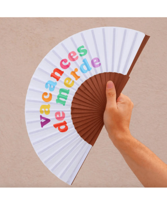 Eventail Vacances de merde