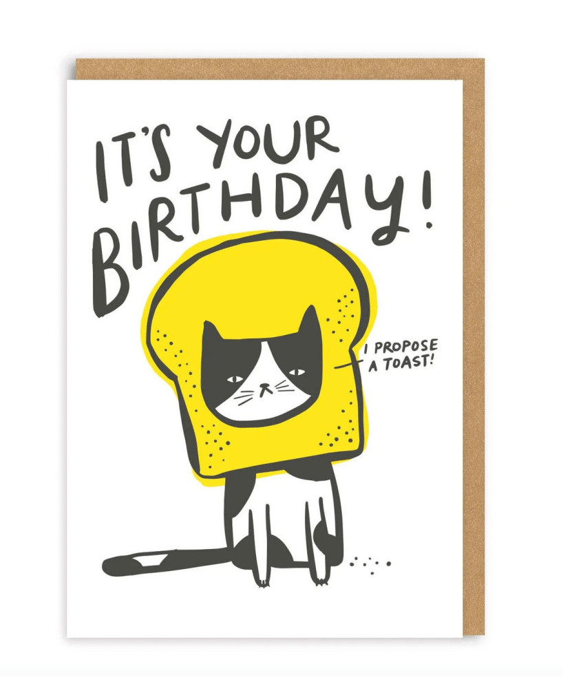 Carte It's your birthday I propose a toast