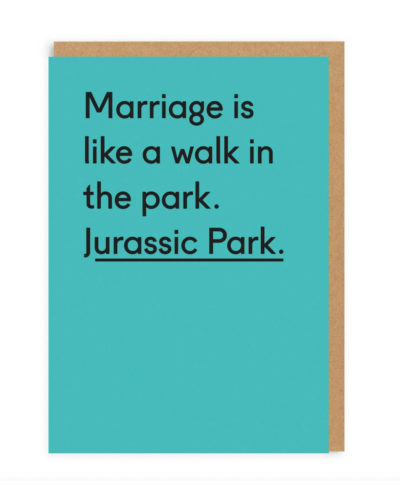 Carte Marriage is like a walk