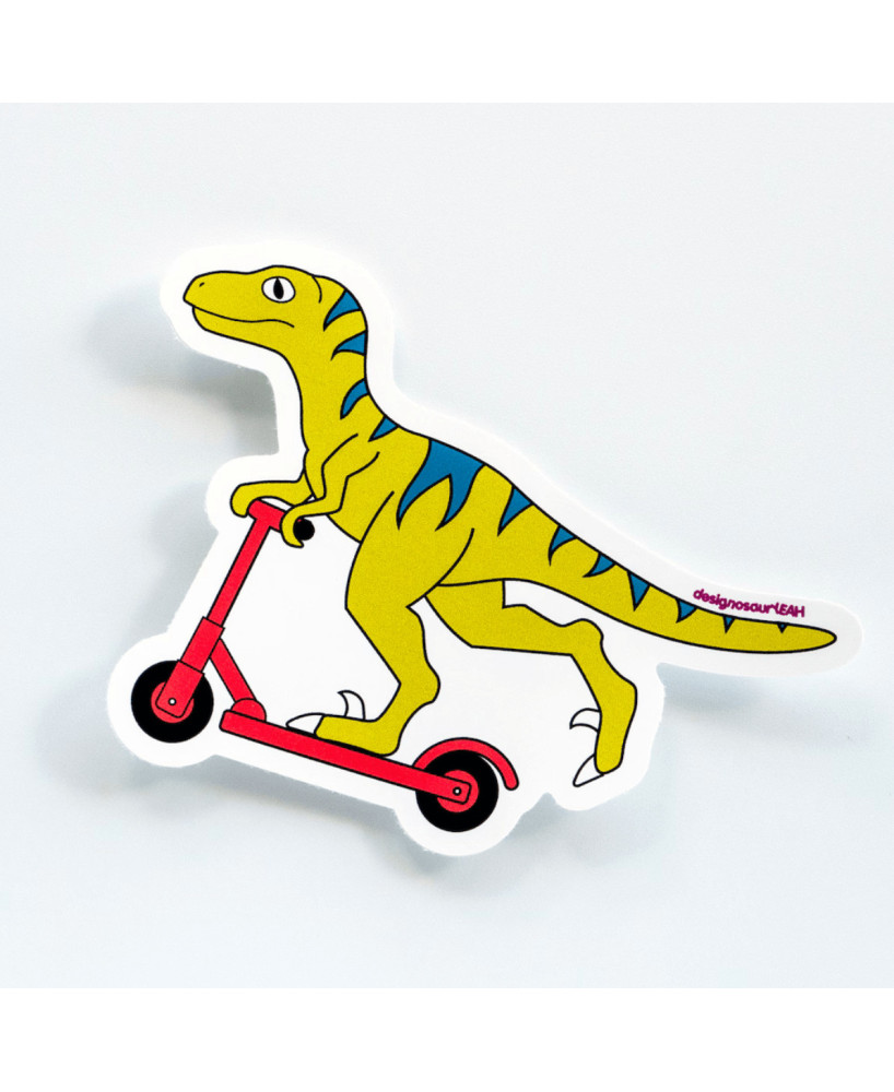Sticker Dino Trottinette