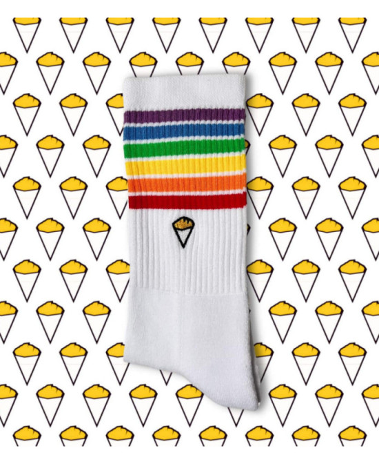 Chaussettes Bshirt arc-en-ciel