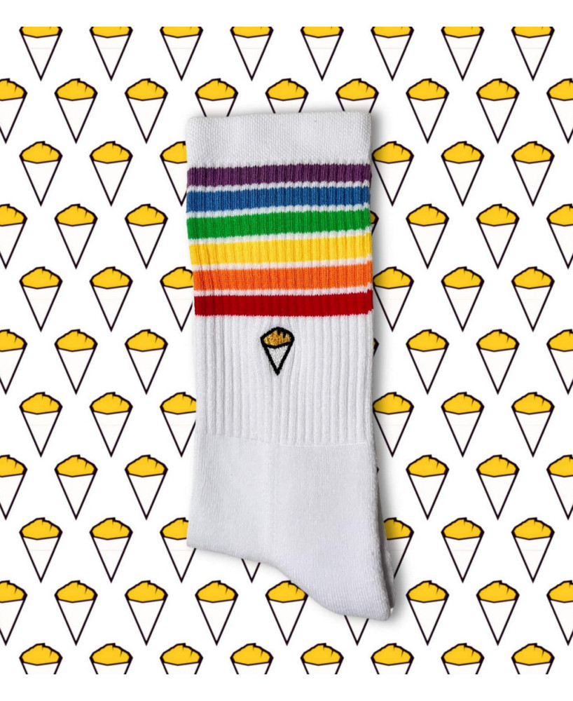 Chaussettes Bshirt arc-en-ciel