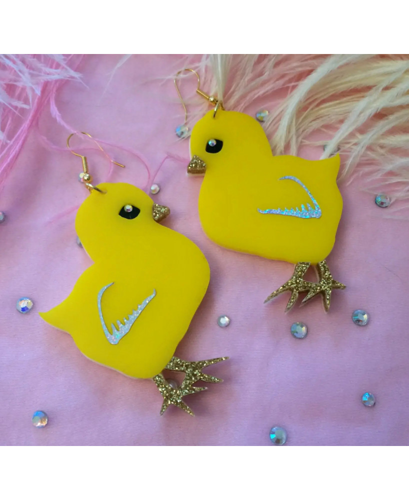 Boucles d’oreille Poussins