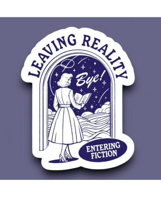 Sticker Leaving reality