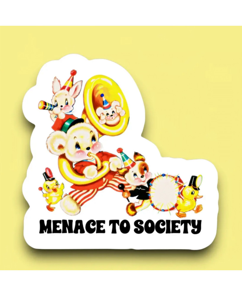 Sticker Menace to society