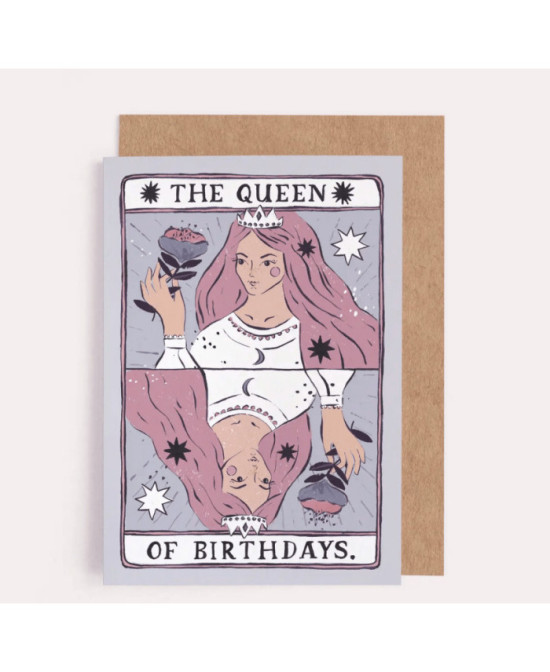 Carte Queen of birthdays