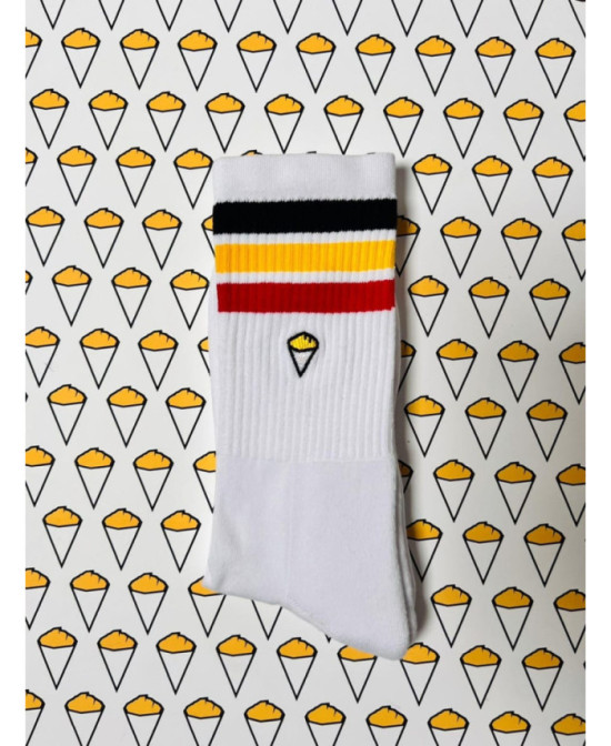 Chaussettes Bshirt noir jaune rouge