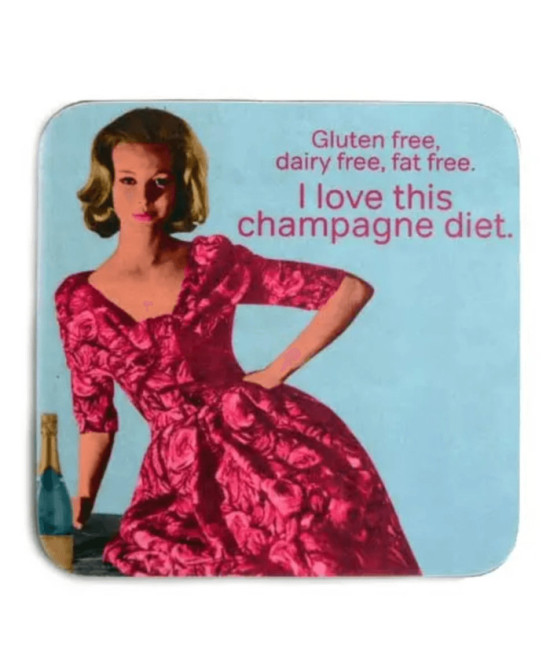 Sous-verre Champagne Diet