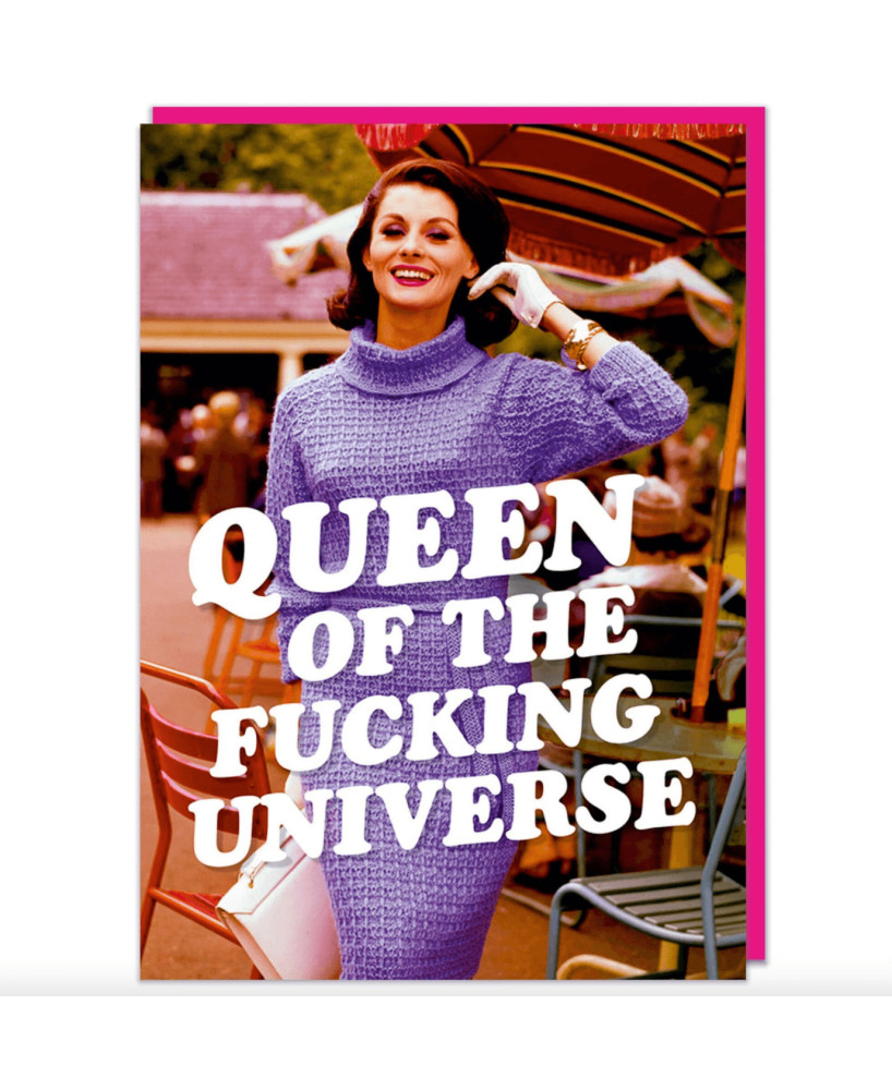 Carte Queen of the fucking universe