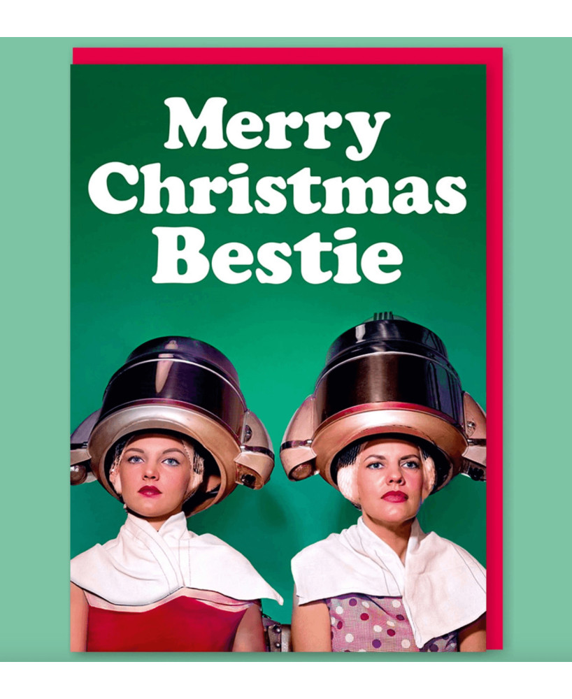 Carte Merry Christmas Bestie