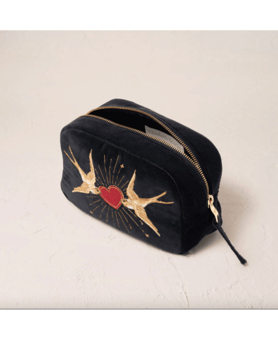 Trousse de toilette ES velours PM